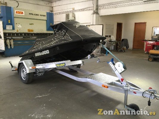 Remolque mixto de aluminio moto de agua /Quad Thalman